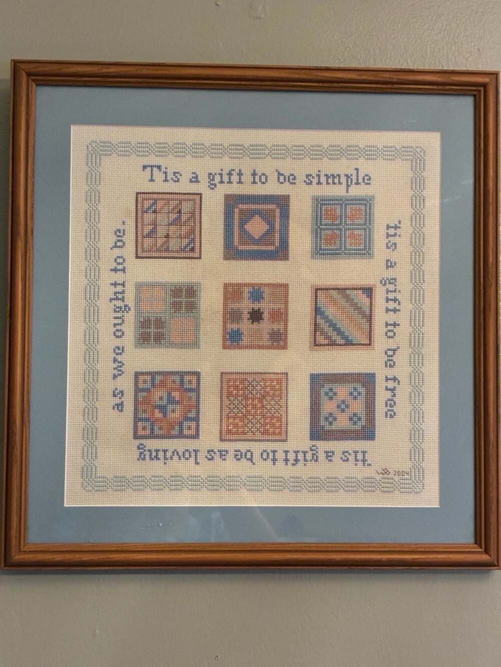 Amish Quilt Sampler Cross Stitch Pattern Vintage Cross Stitch